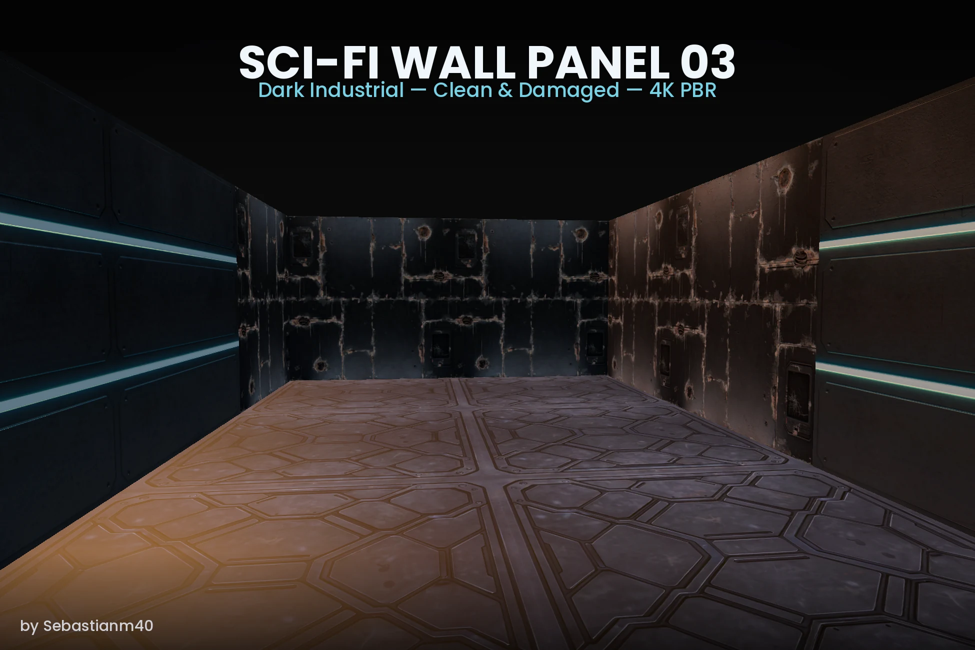 Asset Factory sample output -- packaged PBR texture set
